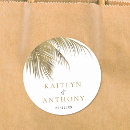 Search for beach wedding stickers Gold