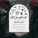 Search for halloween bachelorette party invitations Let's go ghouls