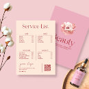 Search for salon price lists Minimalist