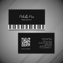 Search for pianist business cards Keyboard