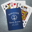 Search for family reunion playing cards Nautical