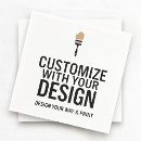 Search for branded napkins Small business branding