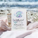 Search for seashell baby shower invitations Watercolor