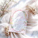 Search for pink gingham baby shower invitations For kids