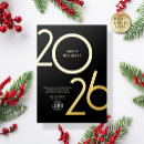 Search for elegant black business holiday cards Black and gold