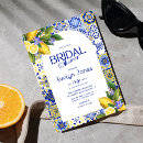 Search for italian bridal shower invitations Navy blue and yellow