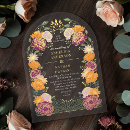 Search for orange and purple wedding invitations Flowers