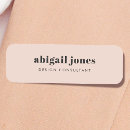 Search for salon name tags Blush pink