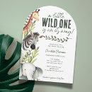 Search for unique baby boy shower invitations Cute safari animals