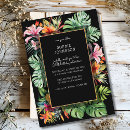 Search for tropical island birthday invitations Botanical