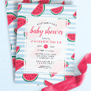Search for watermelon baby shower invitations Modern