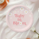 Search for boho baby shower plates Floral