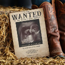 Search for wanted poster invitations Country western