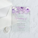 Search for sparkle wedding invitations Purple