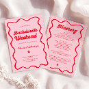 Search for hen party itinerary invitations Bride