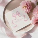 Search for pink bow napkins Whimsical