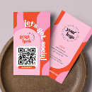 Search for follow me on instagram business cards Pink