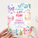 Search for underwater birthday invitations Cute