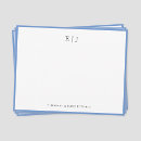 Search for blue border note cards Elegant