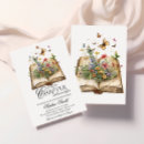 Search for a new chapter baby shower invitations Wildflower