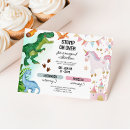 Search for dinosaur unicorn invitations Jurassic
