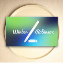 Search for unicorn business cards Trendy hologram
