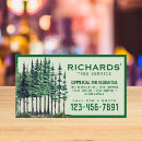 Search for tree service business cards Contractor