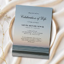 Search for sea celebration of life invitations Elegant