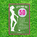 Search for ladies golf invitations 50th
