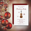Search for music christmas invitations Violin