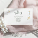 Search for classic wedding place cards Bride and groom names