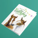 Search for horse birthday cards Watercolor
