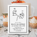 Search for black and white 18th birthday invitations Adult