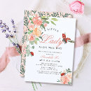 Search for little lady baby shower invitations Love bug