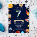 Search for boy 7th birthday invitations 7 year old