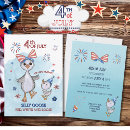 Search for family fun day invitations Red white and blue