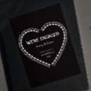 Search for gothic engagement party invitations Dark