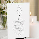 Search for leaf place cards Black and white