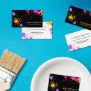 Search for paint splatter business cards Interior designer