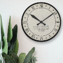Search for 1st anniversary clocks Rustic