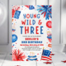 Search for american flag birthday invitations Red white and blue