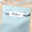 Search for thank you rectangle stickers Black and white