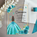 Search for turquoise quinceanera invitations Quinceañera