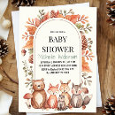 Search for fox baby shower invitations Winter spring summer