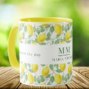 Search for lemon mugs Yellow green