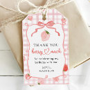 Search for strawberry gift tags Girl 1st birthday