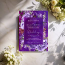 Search for purple wedding invitations Violet