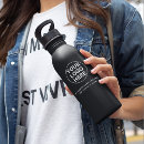 Search for black and white water bottles Logo