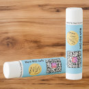 Search for promotional lip balm Qr code