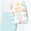 Search for splish splash birthday invitations Swimming